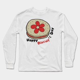 Biscuit red flower Long Sleeve T-Shirt